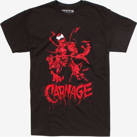 Marvel Venom Carnage Red & Black T-Shirt thumb