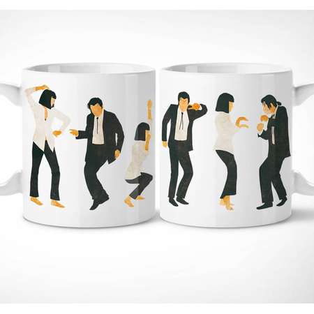 Pulp Fiction > Jack Rabbit Dance - Exclusive Mug // quentin tarantino, mia wallace, vincent vega, thurman, travolta, movie, gift, tasse, 90s thumb
