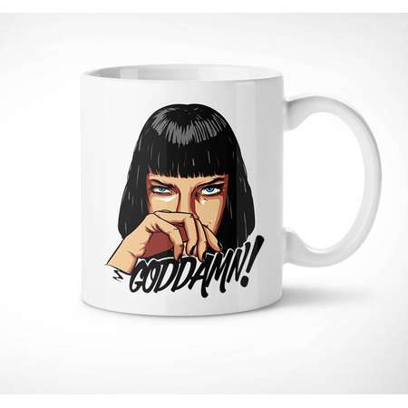 Pulp Fiction > Mia - Exclusive Mug // quote, mia wallace, quentin tarantino, jack rabbit slims1, uma thurman, cup, movie, gift, film, tasse thumb