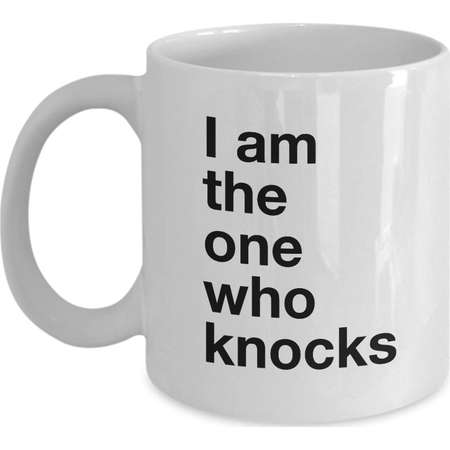 Breaking Bad Coffee Mug - I am the one who knocks - Walter White Quote thumb