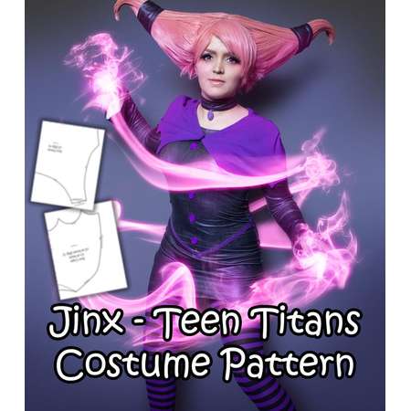 Jinx - Teen Titans Costume Pattern + Write-Up thumb