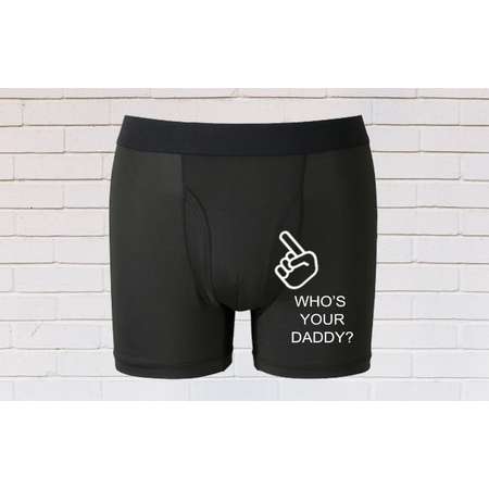 Naughty but Practical Boxer Briefs " WHO'S YOUR DADDY" thumb