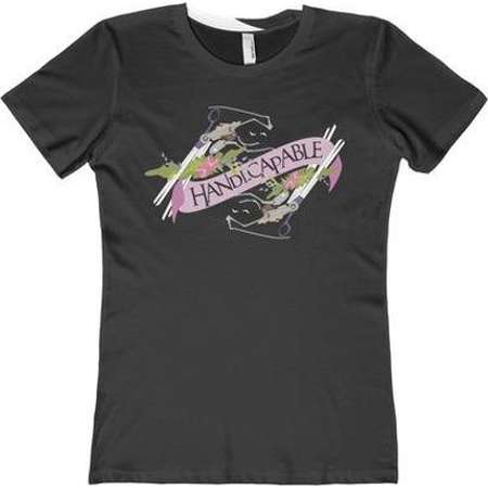 Handi-Capable Edward Scissorhands inspired Boyfriend Tee thumb