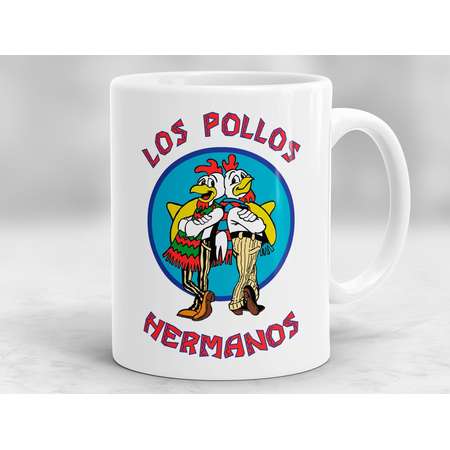Los Pollos Hermanos Mug, Breaking Bad Mug, Breaking Bad Gift, Breaking Bad Inspired Coffee Mug P50 thumb
