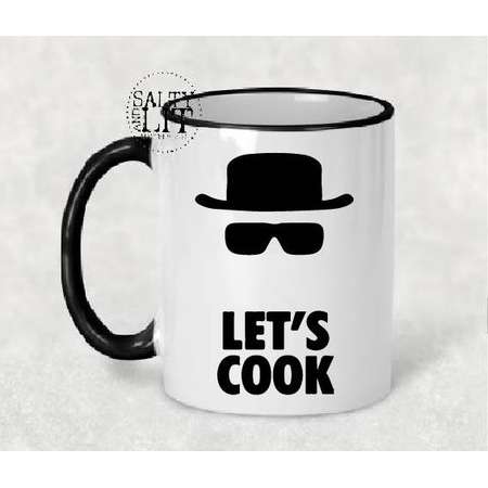 breaking bad let's cook mug, breaking bad coffee mug, breaking bad mug, breaking bad cup, tv show mug, let's cook mug, let's cook cup thumb