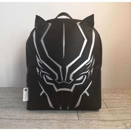 BLACK PANTHER themed backpack, a great back to school bag or unique gift, featuring African print thumb
