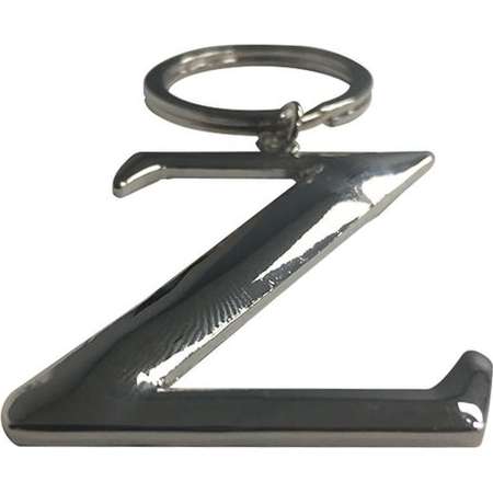 Z Silver Keychain Pulp Fiction Movie Zed Key Chain Gift Letter Keyring Ring Chopper Metal Butch Motorcycle Costume Gift Prop High Quality thumb