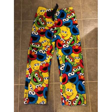 Sesame Street Characters Warm Pajamas Rave Pants Medium thumb