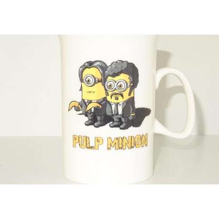 pulp minion Mug, Coffee Cup Funny Mug tea Birthday Gift for Him Unique, pulp fiction thumb