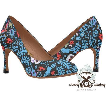 Coco Day of the Dead Inspired Custom High Heel Shoes // Disney Cruise Line, Disneyland, Disney World, DCL // Comic Con, Costume, Cosplay thumb