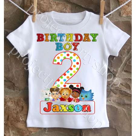 Boys Daniel Tiger Birthday Shirt thumb