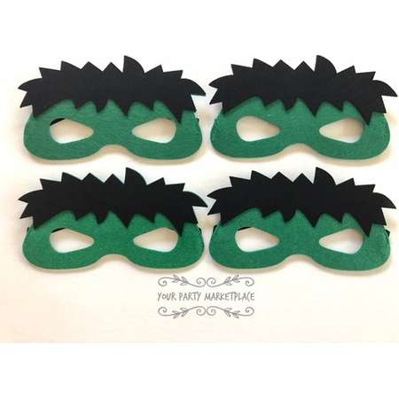 Hulk Party Favors, Hulk Birthday, Superhero Party, Marvel Avengers Superheros, Incredible Hulk Costume, Hulk Mask, Hulk Party thumb