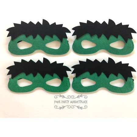 Hulk Party Favors, Hulk Birthday, Superhero Party, Marvel Avengers Superheros, Incredible Hulk Costume, Hulk Mask, Hulk Party thumb