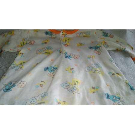 Vintage Infants Sesame Street Pajamas JC Penney (cut craft fabric) Big Bird Cookie Monster Baby Bird (4) thumb