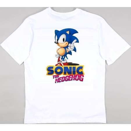 RETRO Sonic The Hedgehog 1991 T-Shirt Boys Girls Kids Age 3-15 Ideal Gift/Present thumb