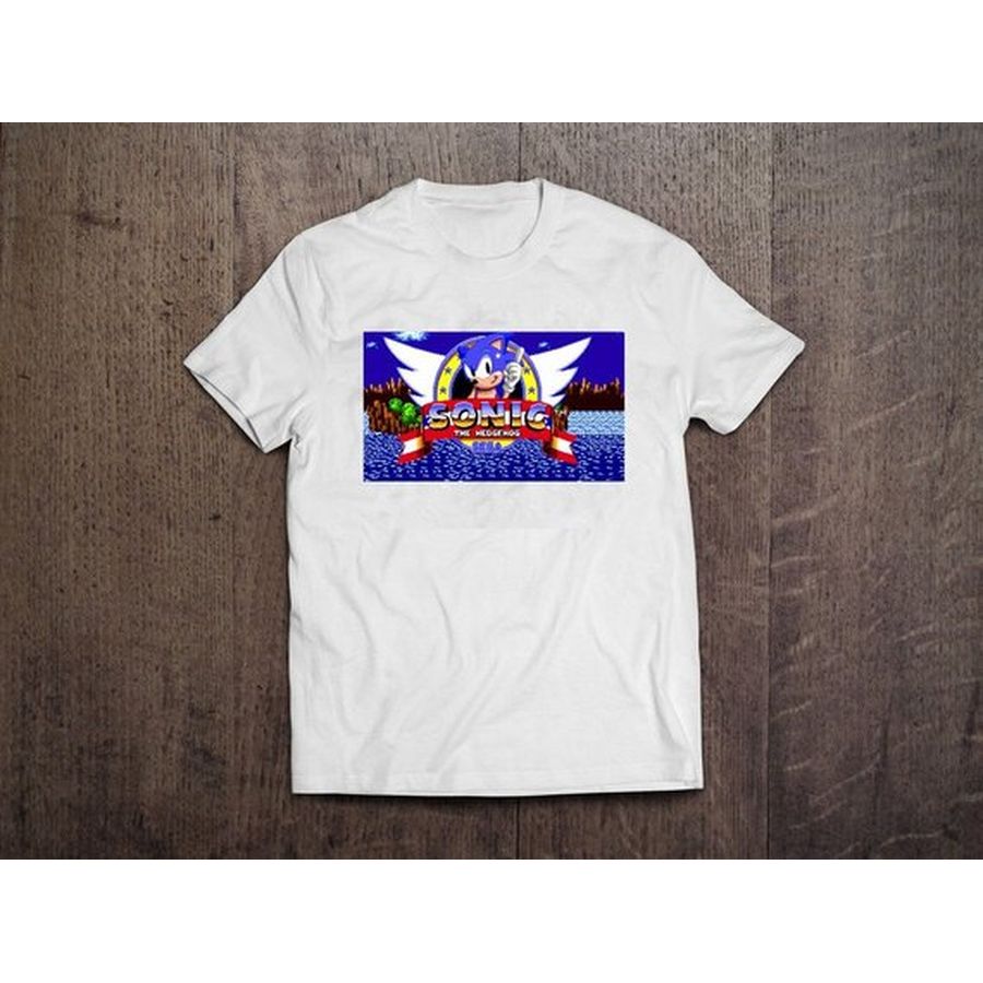 Pull Homme Rétro Sonic The Hedgehog 1991 T Shirt 