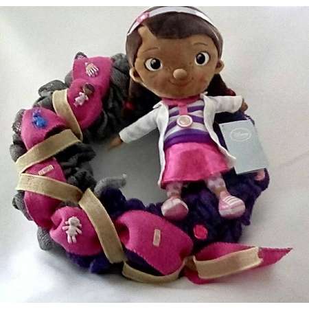 Disney Themed Wreaths Doc McStuffins with Doc McStuffins and Friends buttons, Disney ,Disney Wreath, Doc McStuffins thumb
