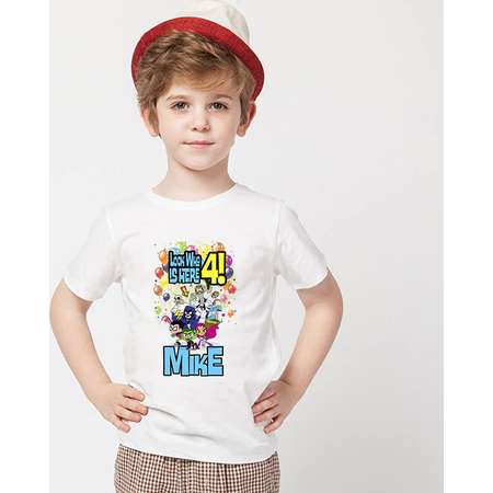 Teen Titan's Go! Birthday Shirt,Teen Titan's Go Custom Shirt, Personalized Teen Titan's Go Shirt, Titans's family shirts, Birthday t-shirts thumb