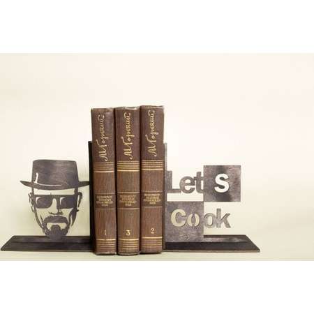 Breaking Bad handmade bookends. Gift idea for men, him. Kitchen decorations thumb