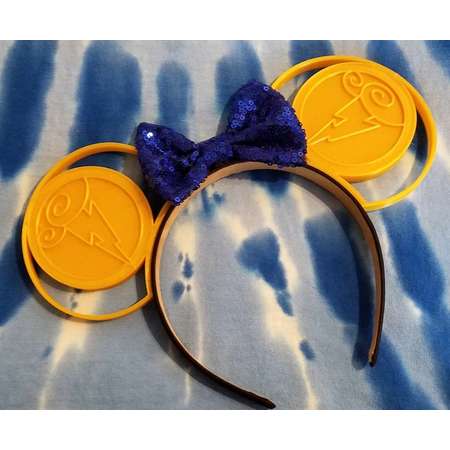 Disney Hercules Medal Hero Greek God Hades Inspired 3D Printed Mickey Minnie Ears Headband Costume Cosplay thumb