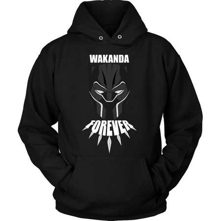 Wakanda Forever Hoodie Superhero Avengers Infinity War Marvel Black Panther Wakanda Hoodie thumb