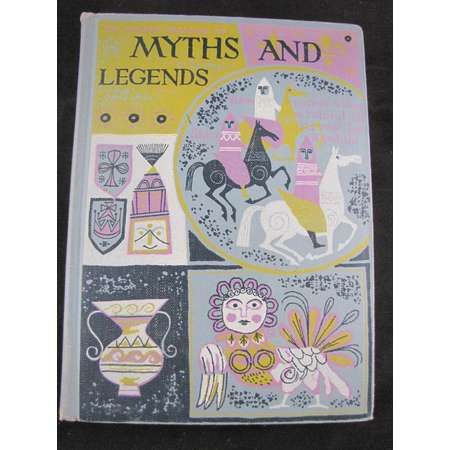 Myths and Legends // 1959 Hardback // Classic Stories // Fantasy & Mythology  // Picture Book // Hercules, Opedipus, Trsten, Isolde and More thumb
