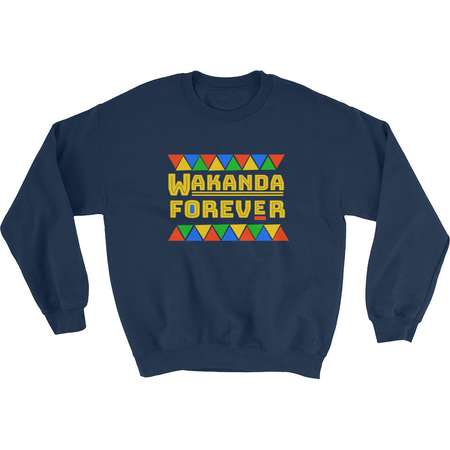 Wakanda Forever Sweatshirt Black Panther inspired thumb