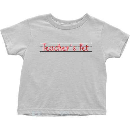 Teacher's Pet - Toddler Shirt (cute gift for pregnant teacher, baby shower gift for teacher, fun present for expecting teacher) thumb