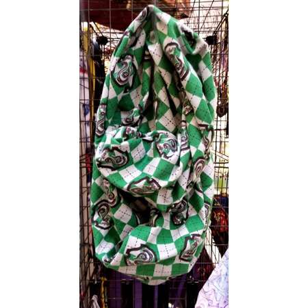 Slytherin Flannel Harry Potter Infinity Scarf thumb