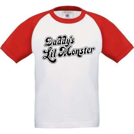 Suicide Squad T-Shirt Daddy's Lil Little Monster Harley Quinn Halloween Fancy Adults thumb