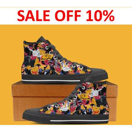 Avengers Black and White Custom Shoes, Infinity War Converse Shoe, Avengers Assemble, Marvel High Top, Captain America, Hulk Sneaker Ironman thumb