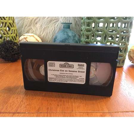 Sesame Street VHS Tape Christmas Eve On Sesame Street thumb
