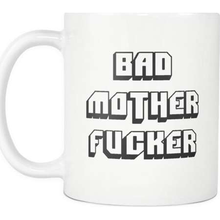 Pulp Fiction Inspired Bad Mother Fucker Coffee Mug, Cup thumb