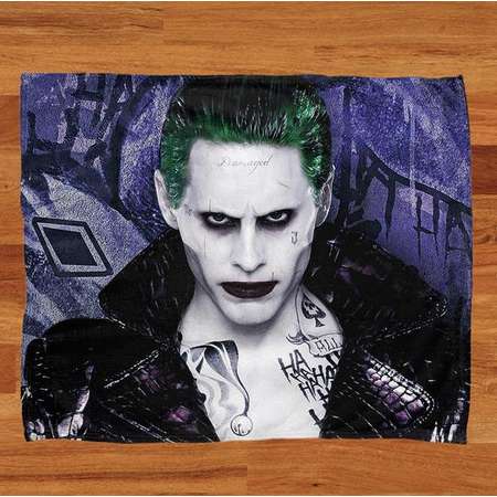Joker Blanket Suicide Squad Throw Personalized Custom Jersey Toddler Blanket Home Decor, Gift, Housewarming Bedroom, Couch Bedding 50x60 thumb
