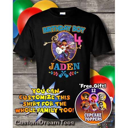 Coco Birthday T Shirt, Coco Custom Shirt, Personalized Coco Shirt, Coco shirts for Birthday, Birthday t-shirt, for girls, for boys thumb
