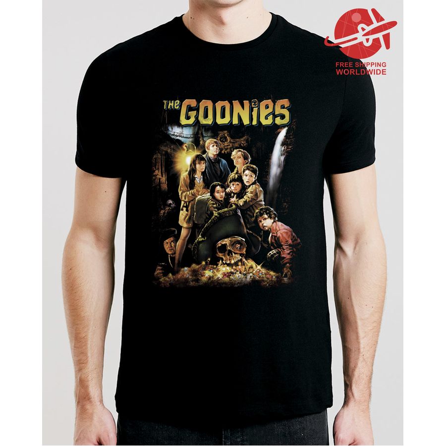 80S Movie Classic Gift Men's T Shirt New The Goonies Retro TV Movie Tee Logo