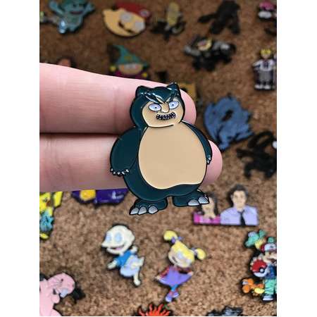 Birdperson x Snorlax “BirdLax” Rick & Morty x Pokemon Collab Custom Enamel Pin, Pin Set, Custom Pins, Limited Edition Pin thumb