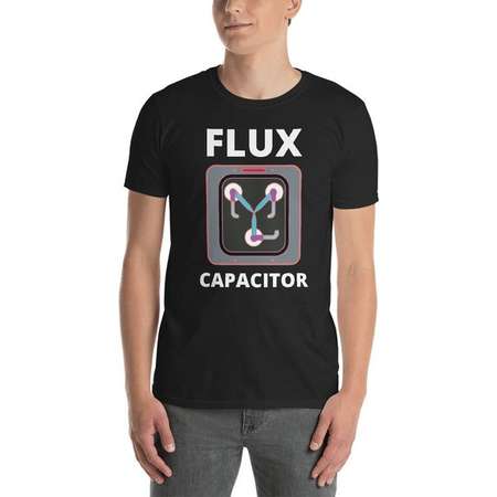 Back to the Future Inspired Short-Sleeve Unisex Flux-Capacitor T-Shirt thumb