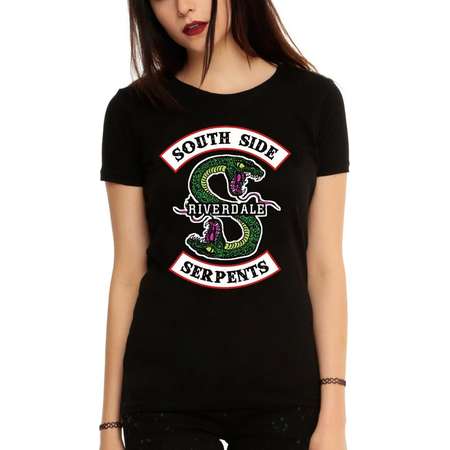 Riverdale - South Side Serpents Women Woman Girl Man Boy Sleeveless Top Tank Tee Printed T-Shirt thumb