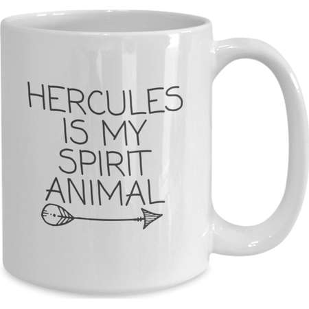 Hercules Mug, Hercules Is My Spirit Animal Mug,Ceramic Coffee Mug, Mug For Boyfriend, Mug For Husband thumb