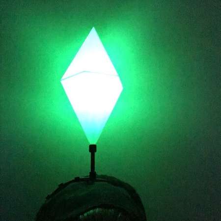 Sims HUGE Plumbob Headwear With LED / Mood Plum Bob Headband / Sim Costume / Sims Cosplay / Maxis EA Games thumb