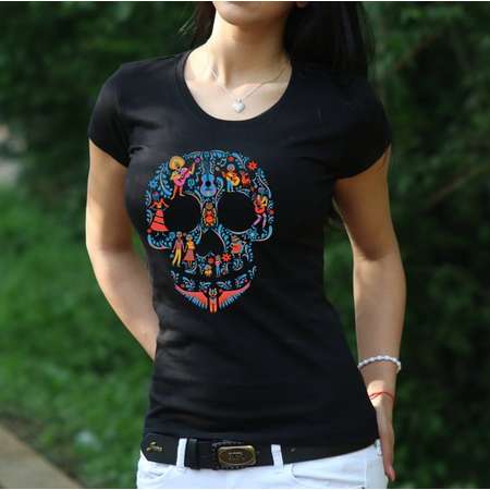 Coco Shirt sugar skull T-shirt Movie tshirt Coco Family tree shirt Women's shirt geek t-shirt Coco Shirt Disney shirt Guitar shirt thumb