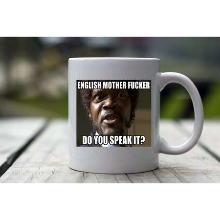English Mother F***er Do You Speak it, Pulp Fiction Mug, Pulp Fiction Coffee Mug, Pulp Fiction Mug Movie Quote Coffee Mug, Movie Quote Gift thumb