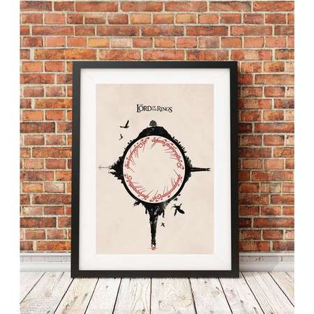 The Lord Of The Rings Trilogy Minimalist Artwork Poster thumb