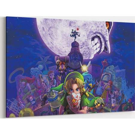 Zelda Canvas Wall Art Legend of Zelda Canvas Prints Link Poster Breath of the Wild Canvas Art Painting Wall Decor Artwork Decal thumb