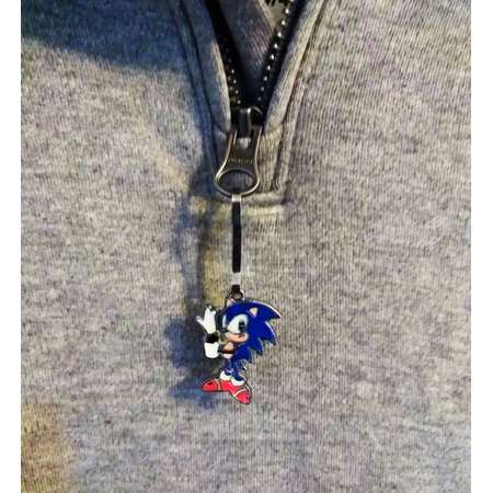 Sonic the Hedgehog, Charm ~Zipper Pull ~ Charm ~ Mario Character, Purse Jewelry, backpack accessory thumb