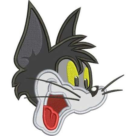 Butch Cat Tom And Jerry Applique Design thumb