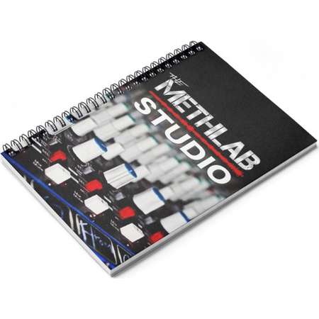 Spiral Notebook Writer Gifts Sound Wave Art Engineer Gifts Lined Notebook Custom Notebook Soundwave Musician Gifts Breaking Bad Wu Tang Clan thumb