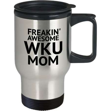WKU Mom - Western Kentucky University - funny coffee travel mug gift idea, ceramic tea coco cup present Christmas Birthday Mothers Day Gift thumb