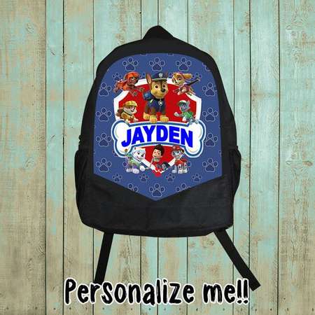 Personalized, Paw Patrol Backpack, Paw Patrol Birthday Shirt, Birthday gift, Christmas gift, boy, B87 thumb